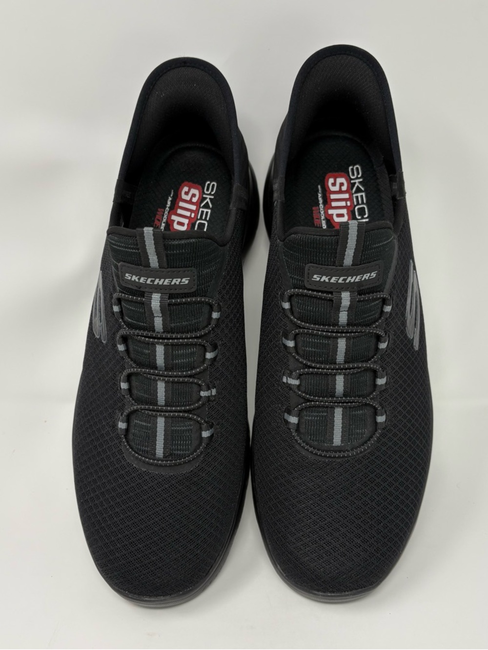 Skechers Slip-ins Hands Free Sneakers Summit High Range Black Size 11.5 W
